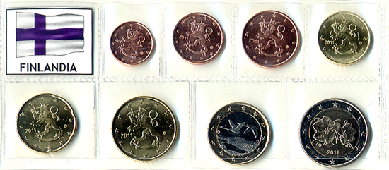 foto 16 Finlandia 2016 - Serie completa 8 monete in euroblister