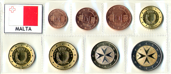 foto 16 Malta 2016 - Serie completa 8 monete in euroblister