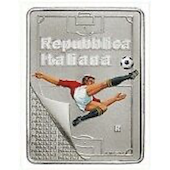 foto Italia 2022 - 5 euro Figurine Panini Rosso