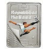 foto Italia 2022 - 5 euro Figurine Panini Bianco