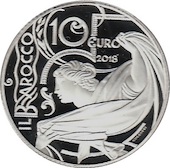 foto Italia 2018 - 10 euro Argento il Barocco FS