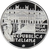 foto Italia 2018 - 5 euro Argento ville Venete, Veneto FS