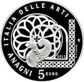 foto Italia 2011 - 5 euro Argento Anagni FS