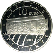 foto Italia 2009 - 10 euro Argento l'Aquila FS