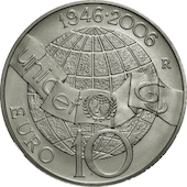 foto Italia 2006 - 10 euro Argento UNICEF FDC