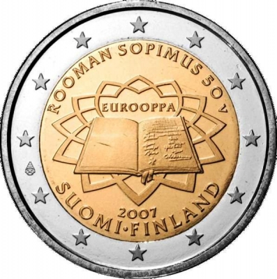 foto 2007 Finlandia - 2 Euro Trattati di Roma