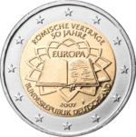 foto 2007 Germania - 2 Euro Trattati di Roma (zecca G)