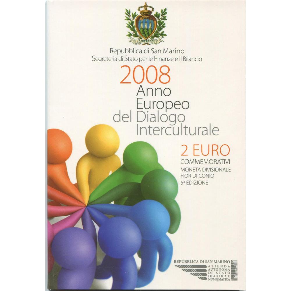 foto 2008 San Marino - 2 Euro Dialogo interculturale