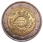 foto 2012 Francia - 2 Euro 10° Anniversario Euro
