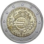 foto 2012 Germania - 2 Euro 10° Anniversario Euro (zecca D)