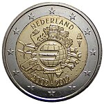 foto 2012 Olanda - 2 Euro 10° Anniversario Euro