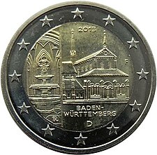 foto 2013 Germania - 2 Euro Castello di Maulbronn, (zecca A)