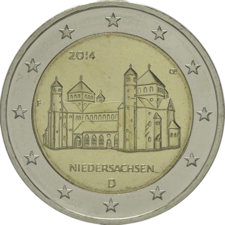 foto 2014 Germania - 2 Euro Niedersachsen (5 zecche)