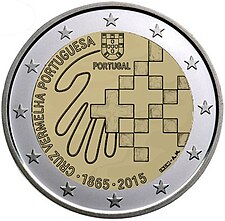 foto 2015 Portogallo - 2 Euro Croce Rossa Portoghese