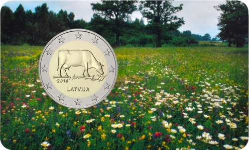 foto 2016 Lettonia - 2 Euro Settore agro-alimentare in Lettonia coincard