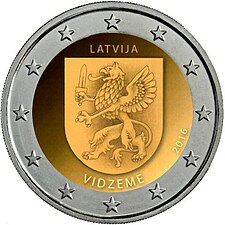 foto 2016 Lettonia - 2 Euro Livonia