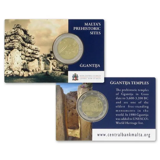 foto 2016 Malta - 2 Euro Gigantia coincard (con cornucopia)
