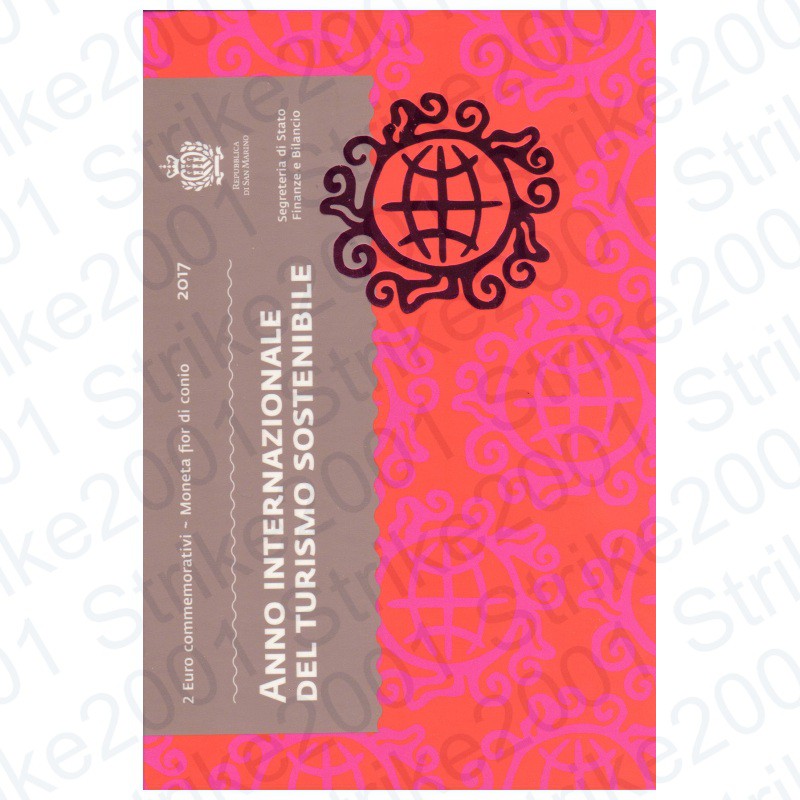 foto 2017 San Marino - 2 Euro Anno internazionale del turismo sostenibile