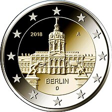 foto 2018 Germania - 2 Euro Castello di Charlottenburg - Berlino (zecca casuale)