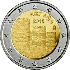 foto 2019 Spagna - 2 Euro Muraglia di Ávila
