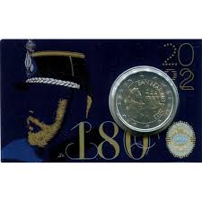 foto 2022 San Marino - 2 Euro Corpo della Gendarmeria coincard (non commemorativo)