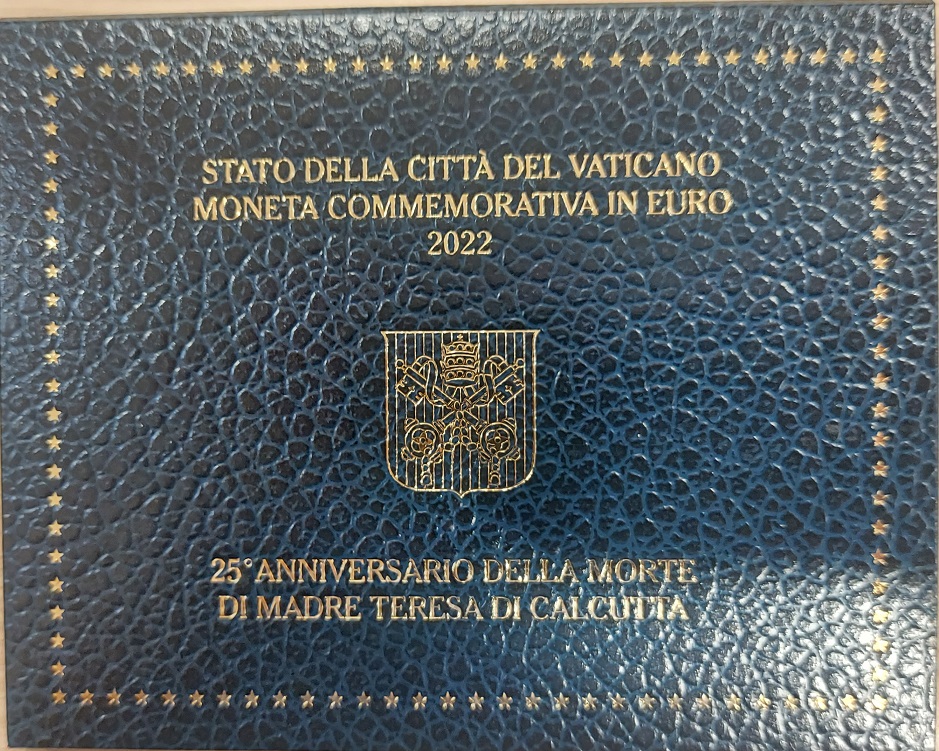 foto 2022 Vaticano - 2 Euro 25º anniversario della morte di Madre Teresa di Calcutta