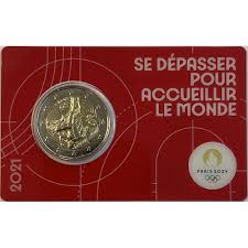 foto 2022 Francia - 2 Euro Olimpiadi Parigi 2024 (coincard rossa)