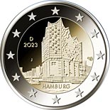 foto 2023 Germania - 2 euro Presidenza di Amburgo al Bundesrat (zecca A)