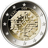 foto 2023 Germania - 2 euro 1275º anniversario della nascita di Carlomagno (zecca D)
