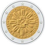 foto 2023 Slovacchia - 2 Euro 100º anniversario della prima trasfusione sanguigna in Slovacchia
