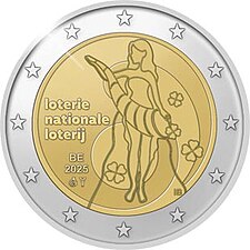 foto 2025 Belgio - 2 euro Lotteria nazionale