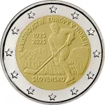 foto 2025 Slovacchia - 2 euro 100º anniversario del primo torneo sportivo internazionale in Slovacchia Campionato europeo di hockey su ghiaccio