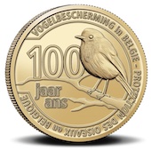 foto Belgio 2022 - 2,5 Euro 100° anniversario protezione uccelli in Belgio