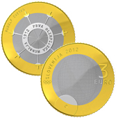 foto Slovenia 2012 - 3 euro 100 anni dalla prima medaglia olimpica