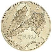 foto Slovacchia 2021 - 5 Euro Lupo