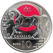 foto San Marino 2024 - 10 euro Calendario lunare cinese: Cavallo