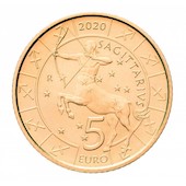 foto San Marino 2020 - 5 euro segni dello zodiaco: Sagittario