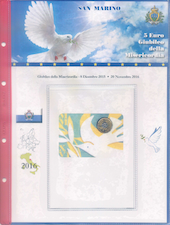 foto Aggiornamento 5 Euro San Marino 2016 - Giubileo della misericordia
