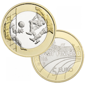 foto Finlandia 2016 - 5 euro Sport: Calcio