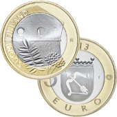 foto Finlandia 2013 - 5 euro Edifici Provinciali: Savonia Castello di St Olaf