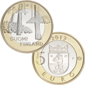 foto Finlandia 2013 - 5 euro Edifici Provinciali: Satakunta