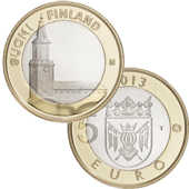 foto Finlandia 2013 - 5 euro Edifici Provinciali: Proper Cattedrale di Turku