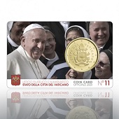 foto Vaticano 2020 50 cent. Coin Card n. 11