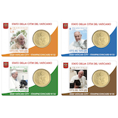 foto Vaticano 2020 - 50 cent. Stamp & Coin Card n. 32-35