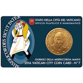 foto Vaticano 2016 50 cent. Coin Card n. 7