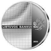 foto Lituania 2022 - 1,50 Euro 100° anniversario della banca lituana