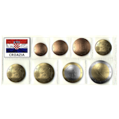 foto Croazia 2023 - Serie completa 8 monete in euroblister