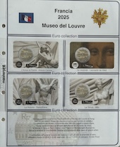 foto Aggiornamento 2 euro Francia 2025 Louvre (Masterphil)