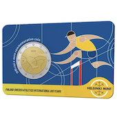 foto 2025 Finlandia - 2 euro 100º anniversario della gara di atletica Finlandia-Svezia coincard (versione inglese)
