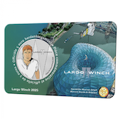 foto Belgio 2025 - 5 Euro Largo Winch in coincard (colorato)